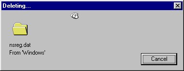 Fake Delete next screen