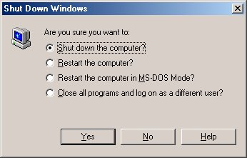Windows 95 screen
