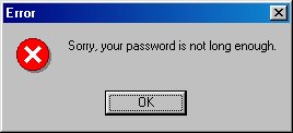 Error Message