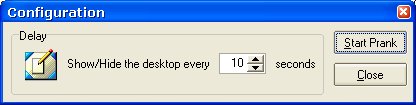 Configuration screen