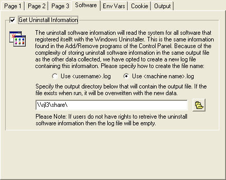 Log Info Configuration Software Audit